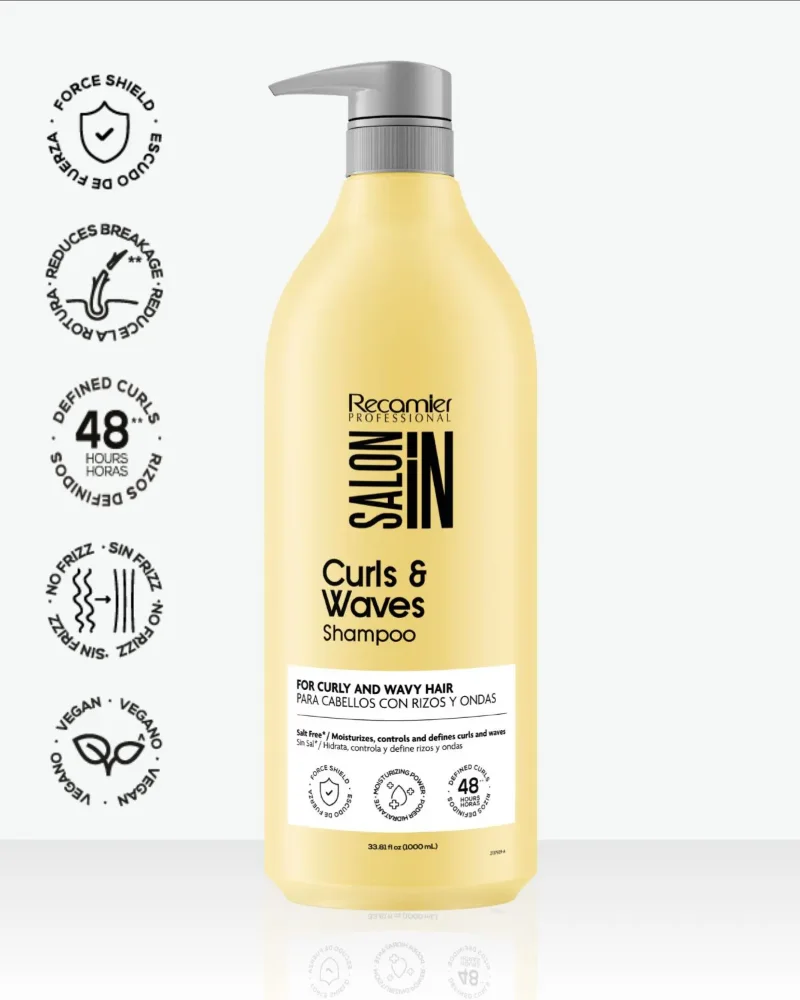 RECAMIER SALON IN CURLS & WAVES SHAMPOO (1000 ML)