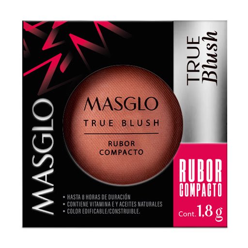 RUBOR COMPACTO TRUE BLUSH MASGLO (1.8 G)
