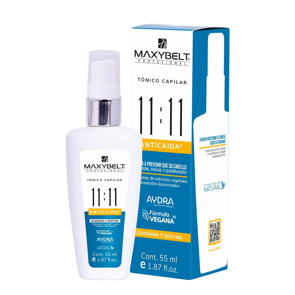 MAXYBELT PROFESIONAL TÓNICO CAPILAR 11:11 ANTICAÍDA 55 ML