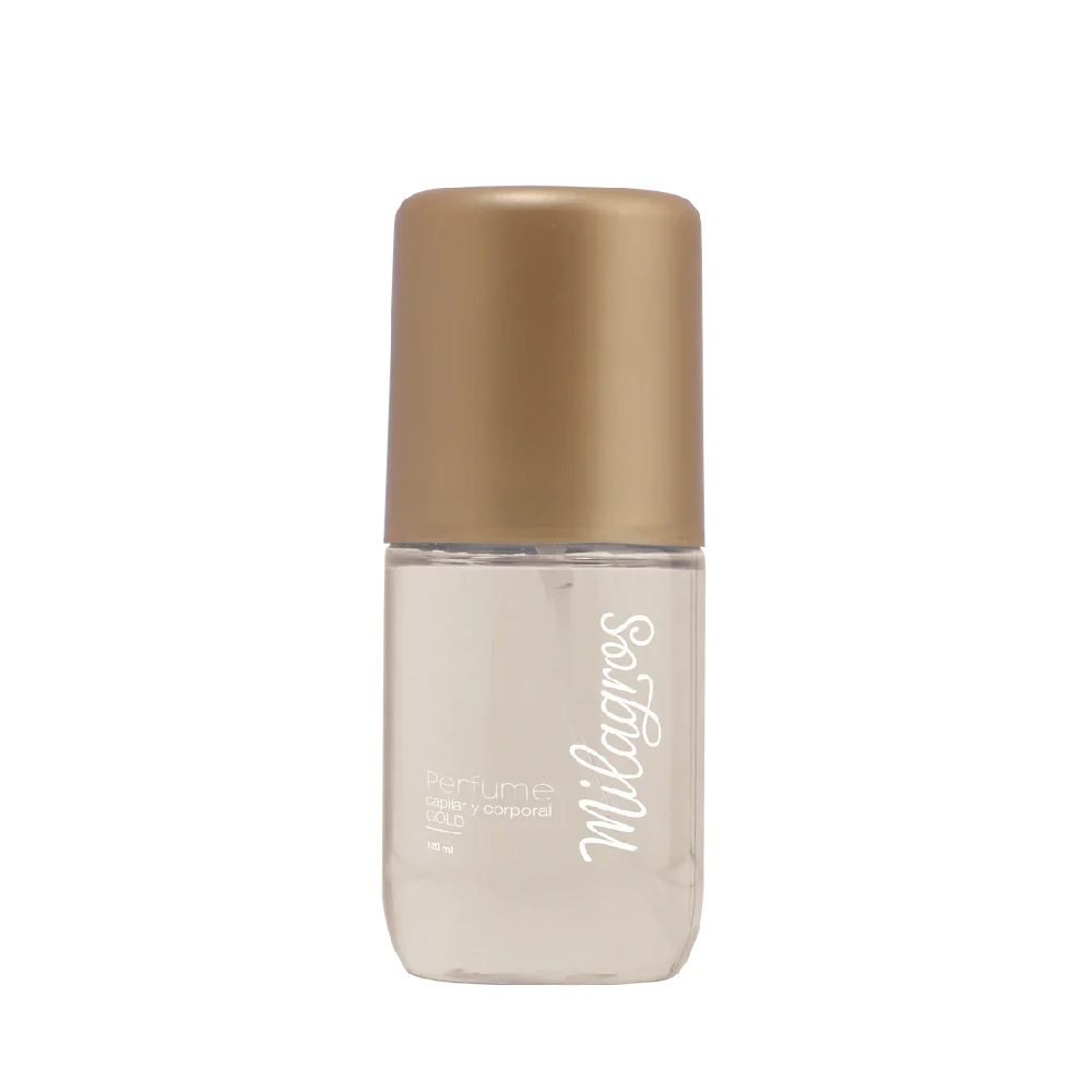 PERFUME CAPILAR Y CORPORAL GOLD MILAGROS 120 ML