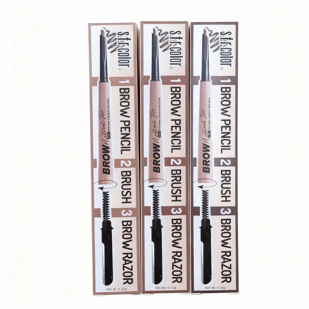 LÁPIZ DE CEJAS 3-IN-1 BROW PENCIL S.F.R COLOR 0.12 G