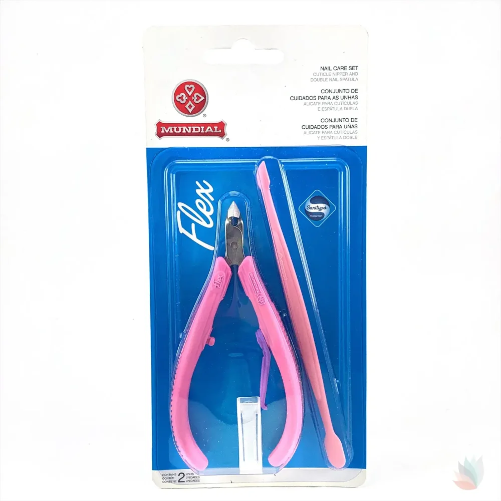 CONJUNTO DE CUIDADOS PARA UÑAS MUNDIAL FLEX 2 UN