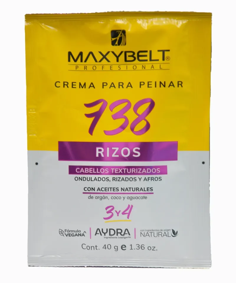 CREMA PARA PEINAR RIZOS 738 MAXYBELT X 40 G