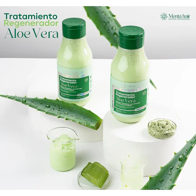 MENTA HAIR TRATAMIENTO REGENERADOR ALOE VERA X 550ML