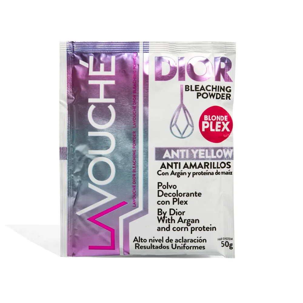 LAVOUCHÉ DIOR BLEACHING POWDER POLVO DECOLORANTE CON PLEX 50 G