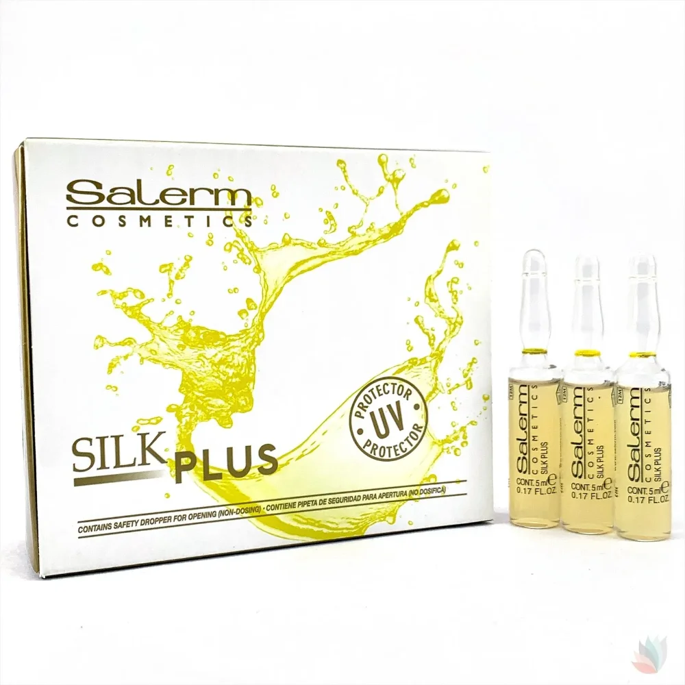 AMPOLLETAS CAPILARES SALERM SILK PLUS 5 ML