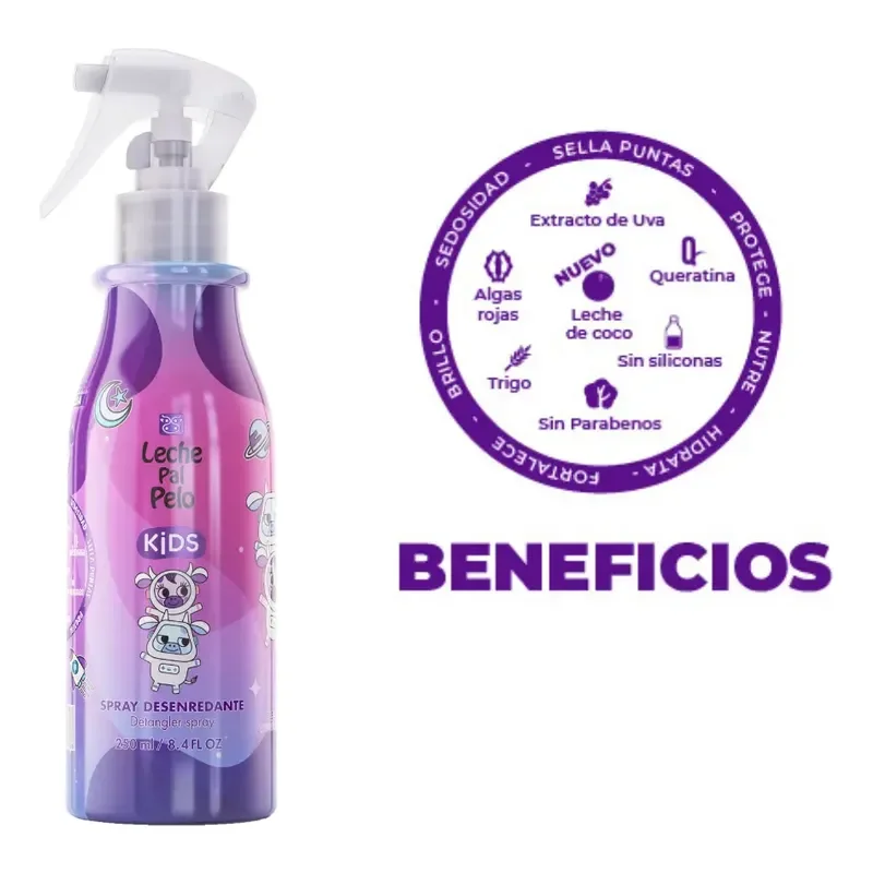 LECHE PAL PELO SPRAY DESENREDANTE KIDS X 250ML