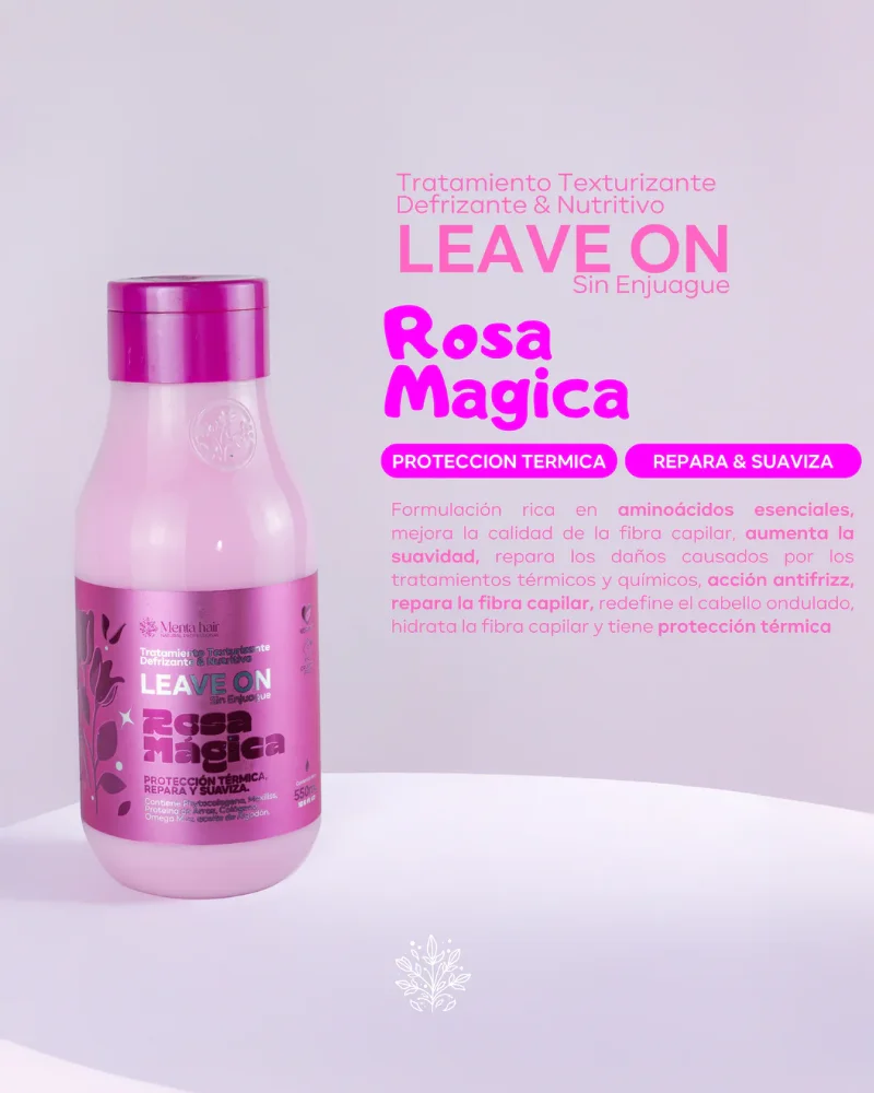MENTA HAIR TRATAMIENTO ROSA MAGICA X 550ML