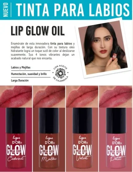 TINTA PARA LABIOS Y MEJILLAS LIP GLOW OIL LIGNE D'OR