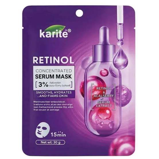 MASCARRILA  FACIAL RETINOL CONCENTRATED SERUM MASK KARITE 30 G