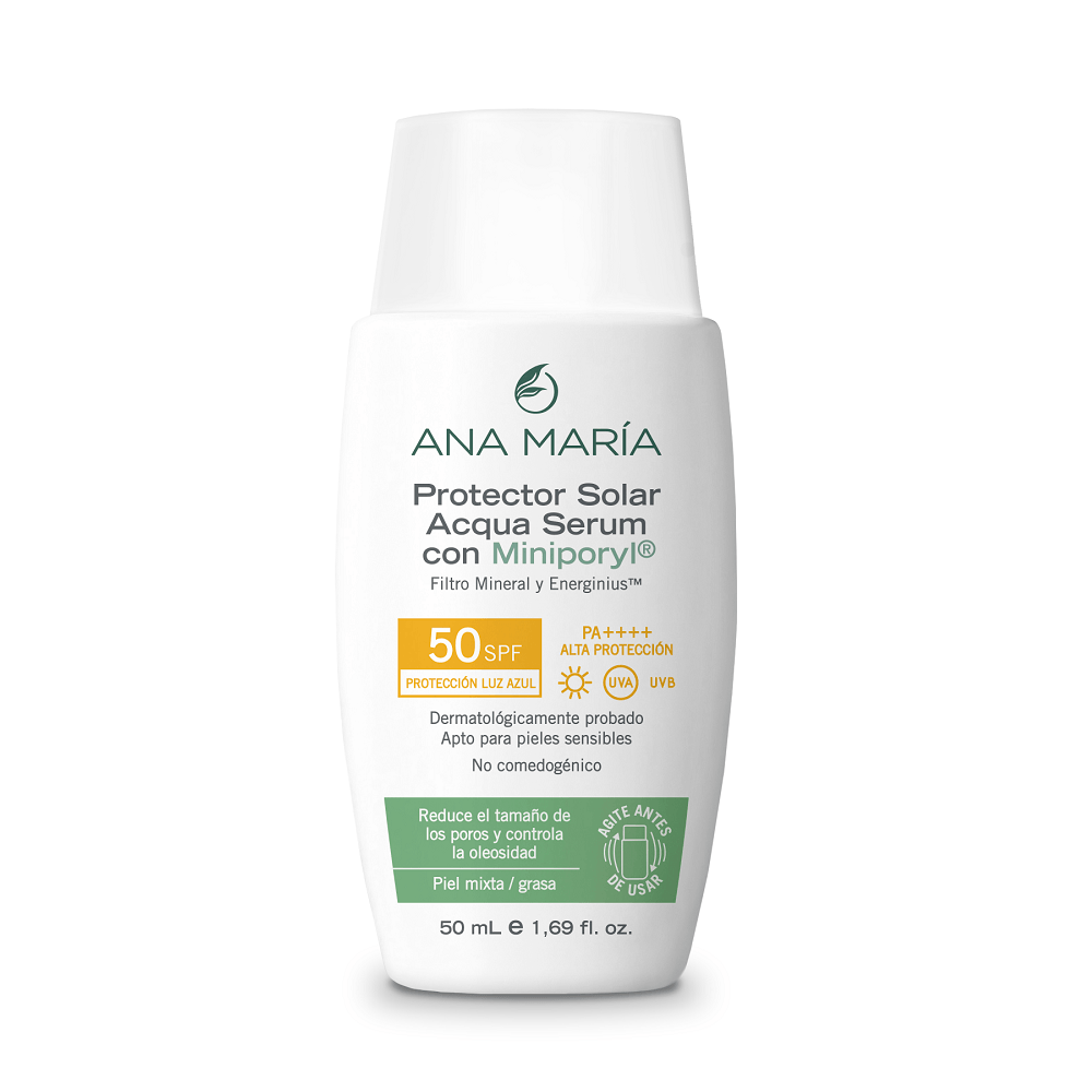 ANA MARÍA PROTECTOR SOLAR ACQUA SERUM CON MINIPORYL 50 ML