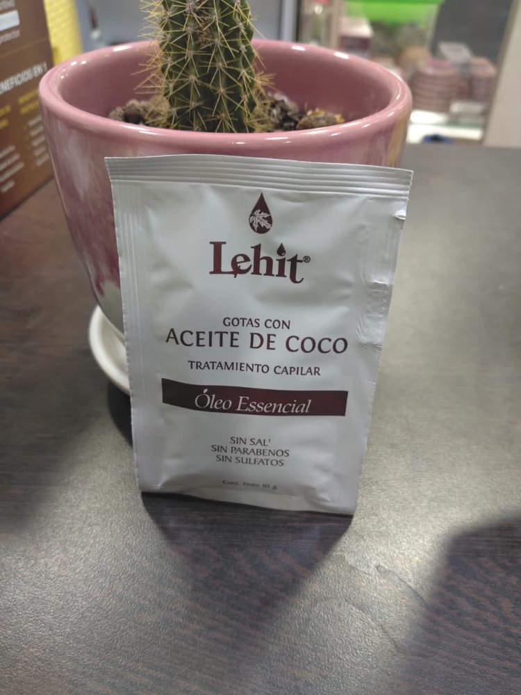 LEHIT GOTAS CON ACEITE DE COCO TRATAMIENTO CAPILAR 10 G