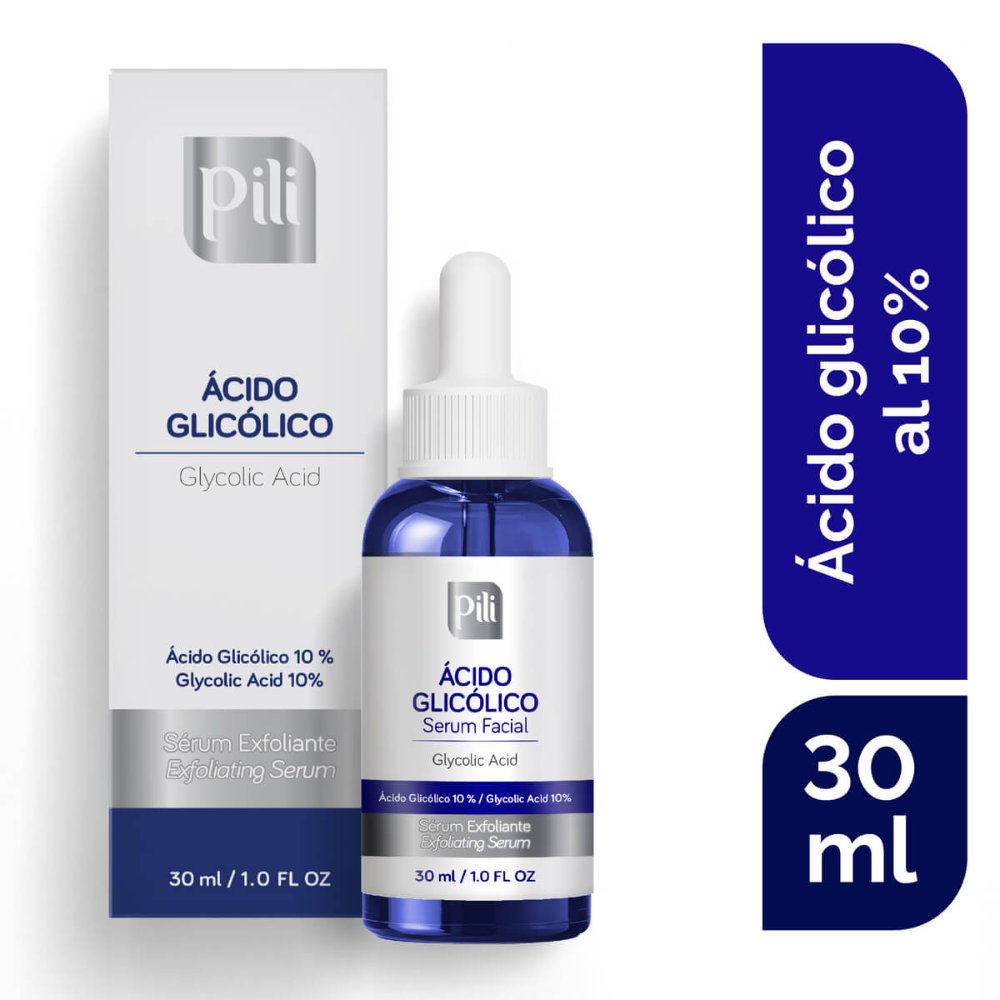 SÉRUM DE ÁCIDO GLICÓLICO 10% PILI 30ML