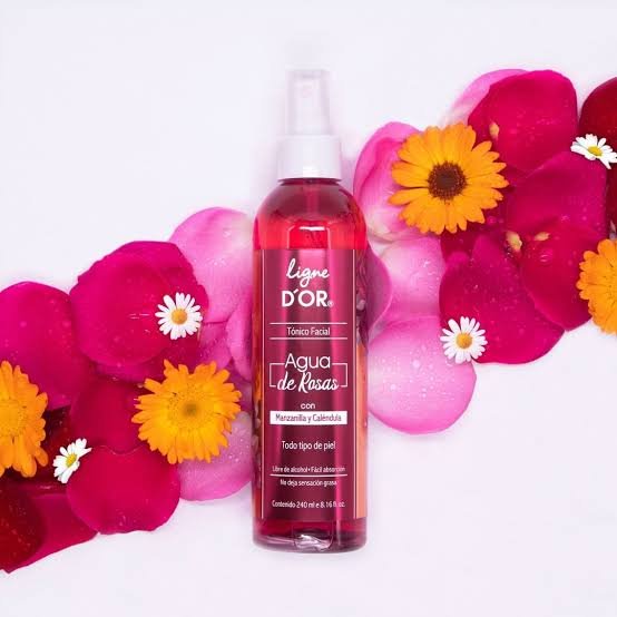 TÓNICO FACIAL AGUA DE ROSAS LIGNE D'OR 240 ML