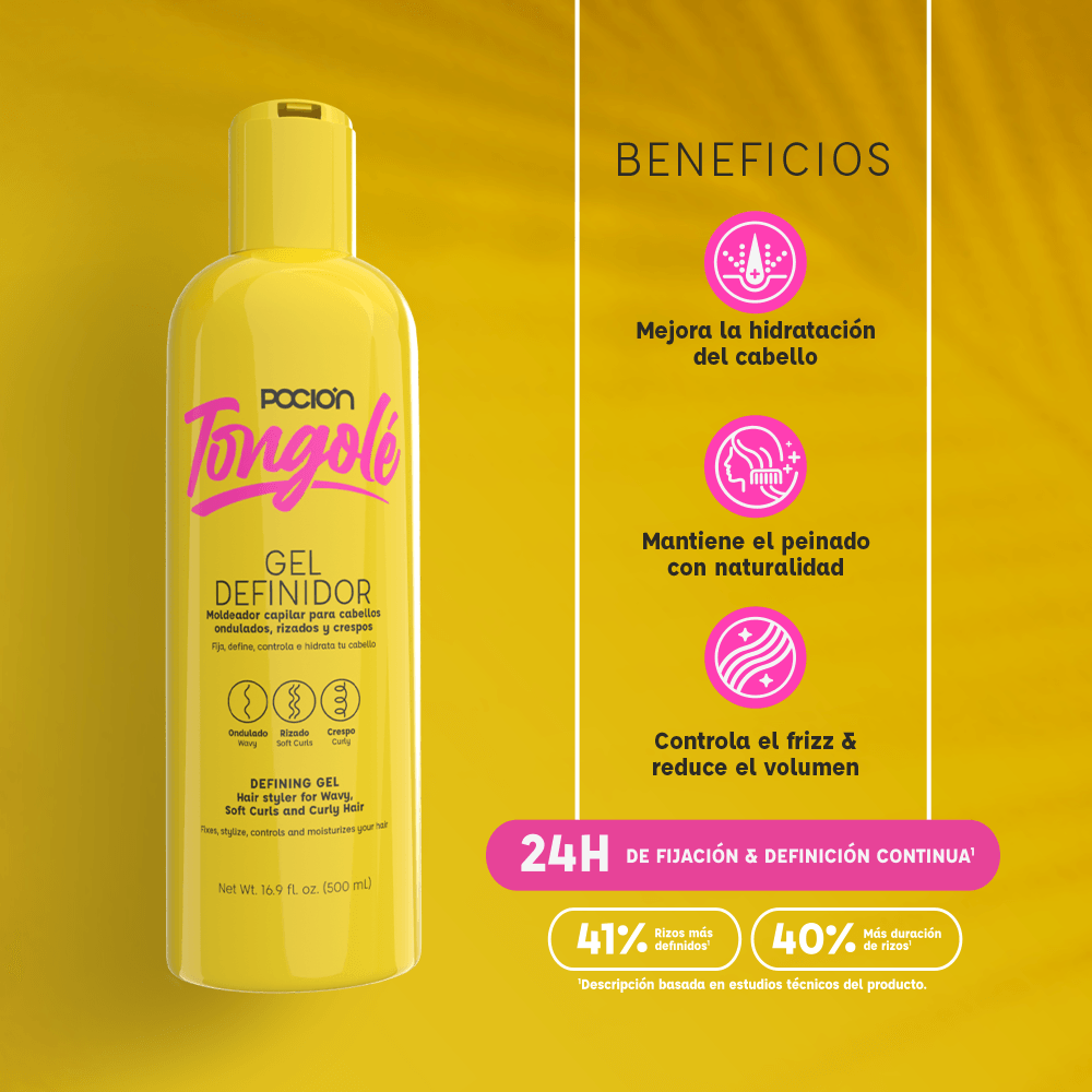 GEL DEFINIDOR RIZOS POCION TONGOLE X 500 ML