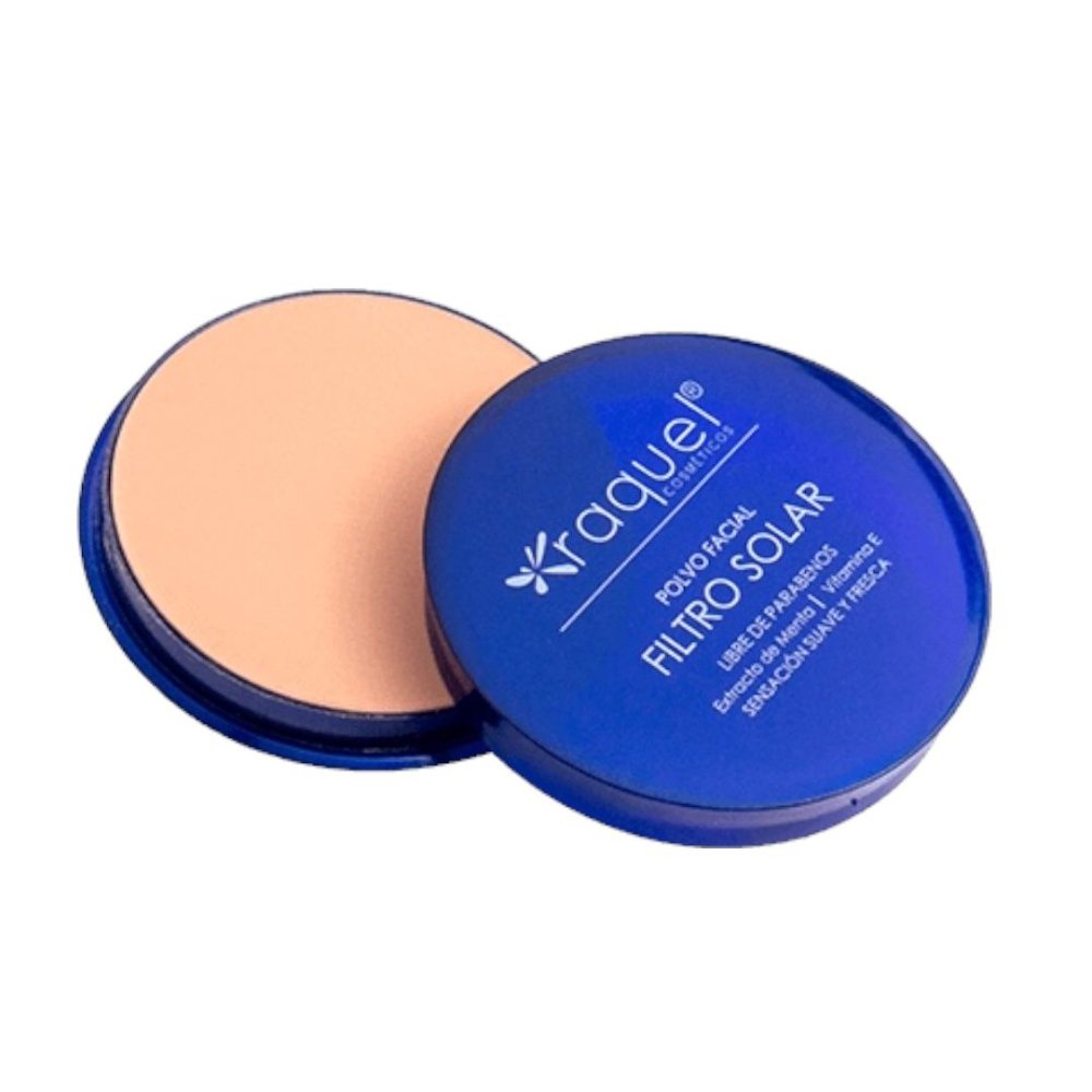 RAQUEL COSMÉTICOS POLVO FACIAL CON FILTRO SOLAR 14 G