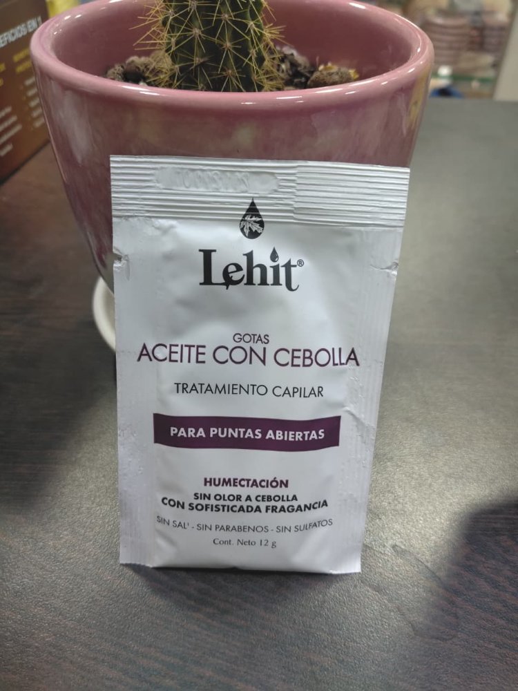 LEHIT GOTAS ACEITE CON CEBOLLA TRATAMIENTO CAPILAR 12 G
