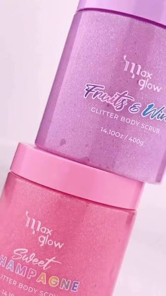 EXFOLIANTE CON GLITTER MAX GLOW