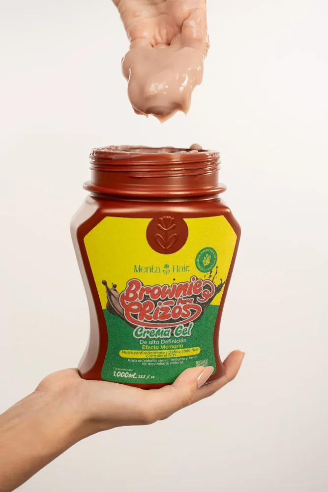 MENTA HAIR CREMA GEL BROWNIE PARA RIZOS