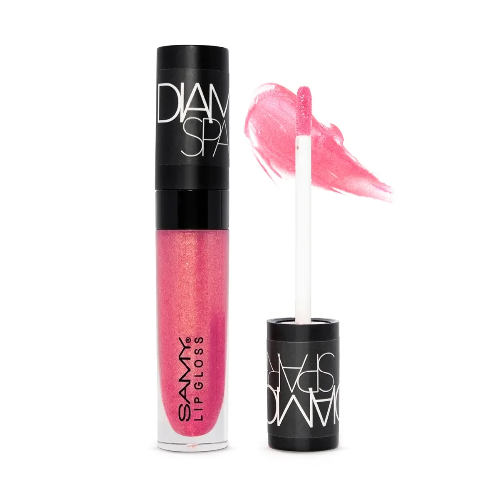 SAMY DIAMOND SPARK LIP GLOSS TONO 04 ROSA ÁMBAR