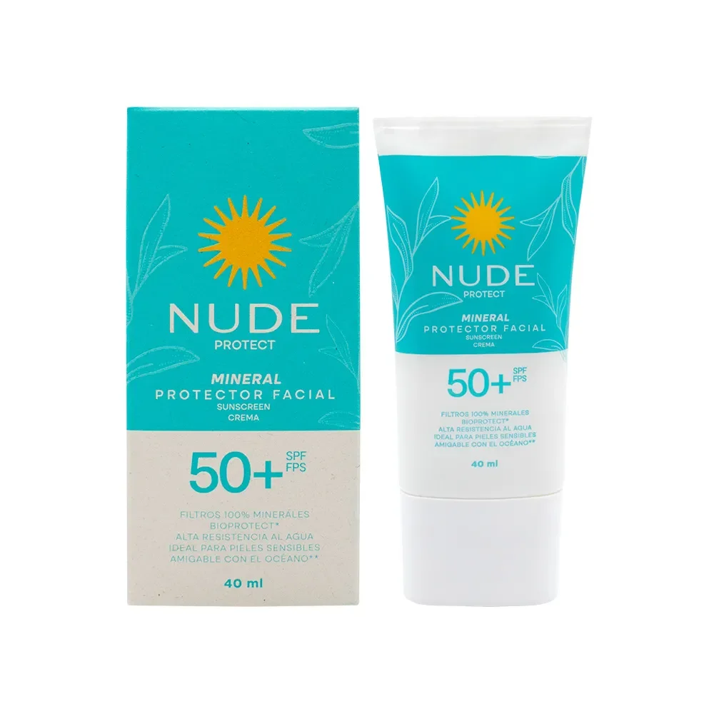PROTECTOR SOLAR NUDE MINERAL FACIAL SPF 50+ 40 ML