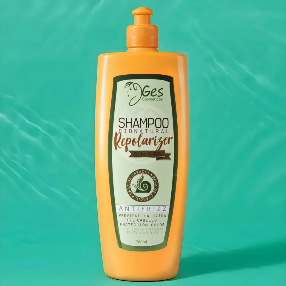 SHAMPO REPOLARIZADOR CAPILAR BABA DE CARACOL P/COLOR GES X 780ML