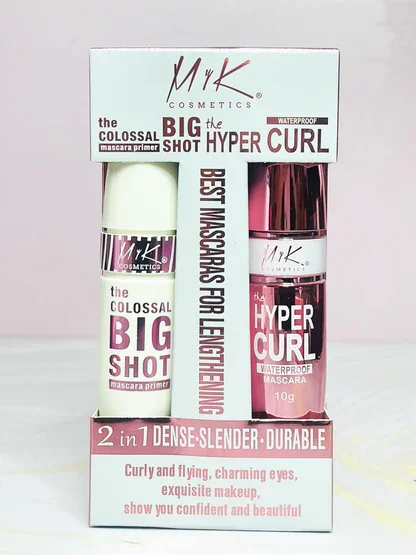 KIT PESTAÑINAS 2 EN 1 BEST MASCARAS MYK COSMETICS 20 G