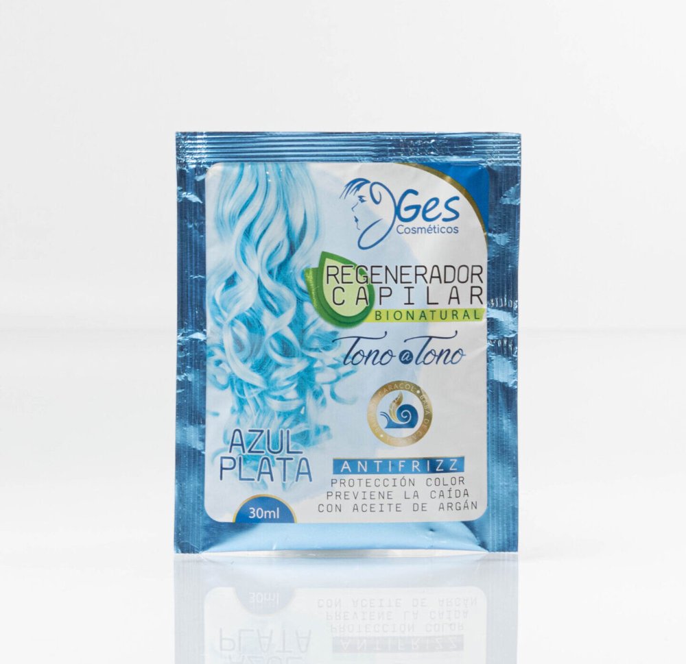 GES COSMÉTICOS TRATAMIENTO TONO A TONO AZUL PLATA 30ML