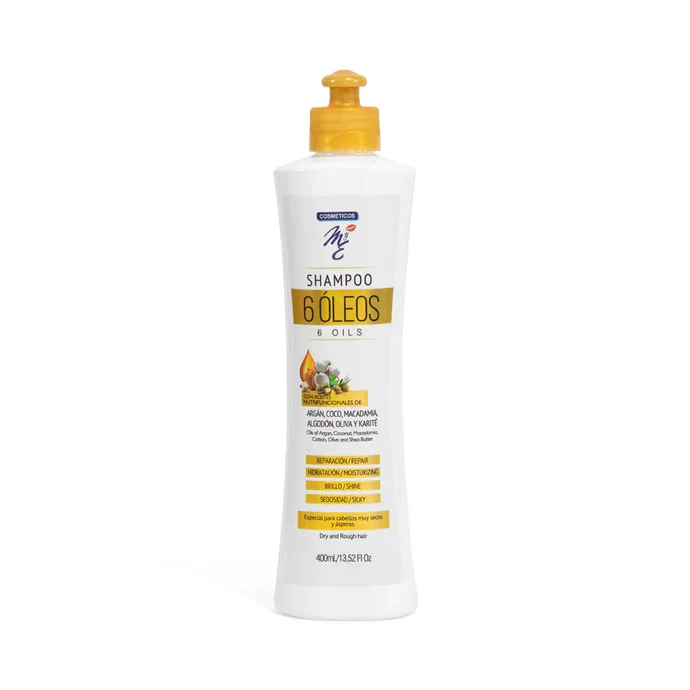 SHAMPOO 6 OLEOS SIN SAL MYE X400ML