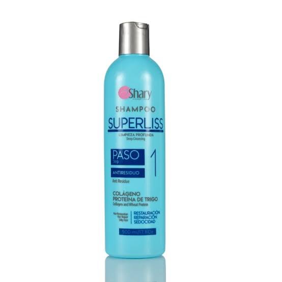SHARY COSMETICS SHAMPOO SUPERLISS PASO 1 ANTIRESIDUO 500 ML