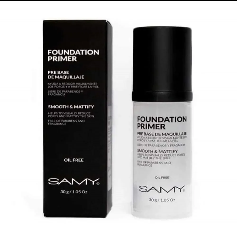 PRE BASE DE MAQUILLAJE SAMY FOUNDATION PRIMER OIL FREE (30 G)
