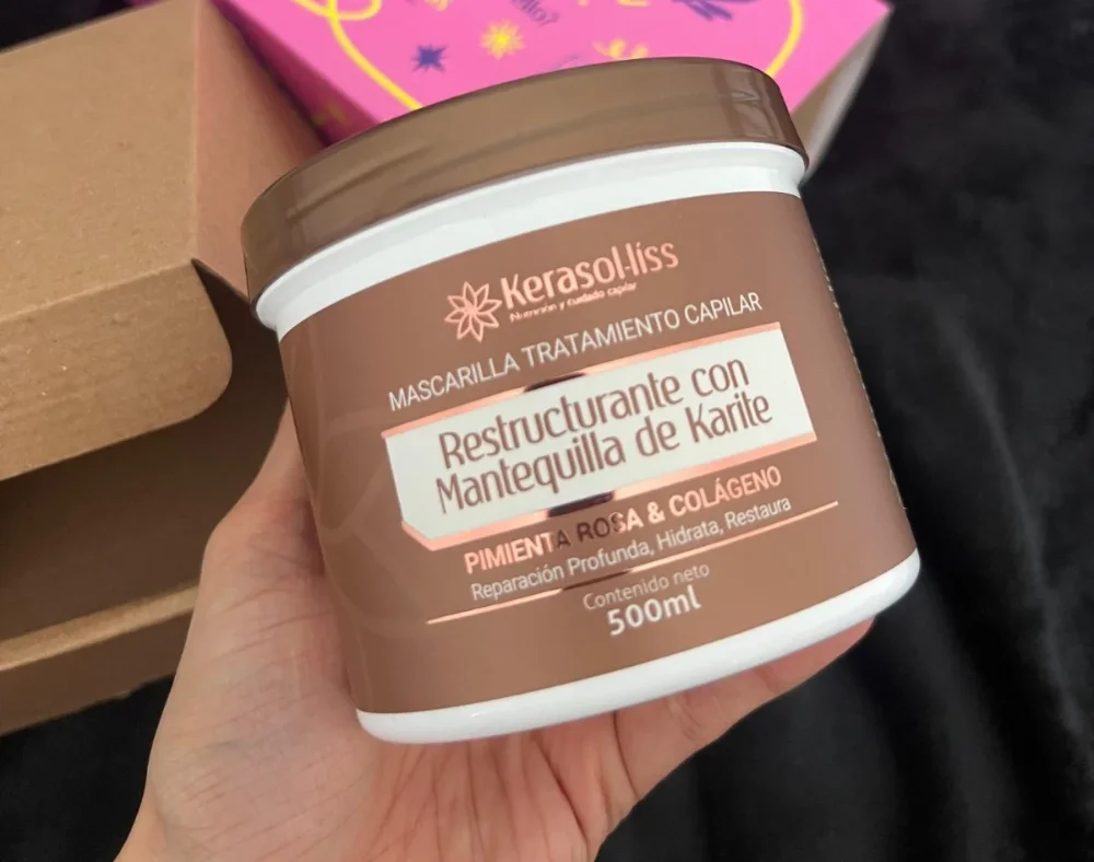 MASCARILLA REESTRUCTURANTE CON MANTEQUILLA DE KARITE KERASOLIS X500ML