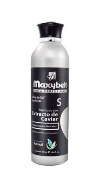 MAXYBELT PROFESIONAL SHAMPOO CON EXTRACTO DE CAVIAR 400 ML