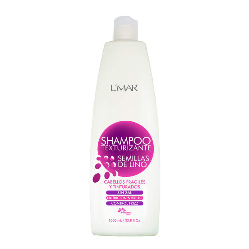 SHAMPOO TEXTURIZANTE SEMILLAS DE LINO L'MAR (1000 ML)