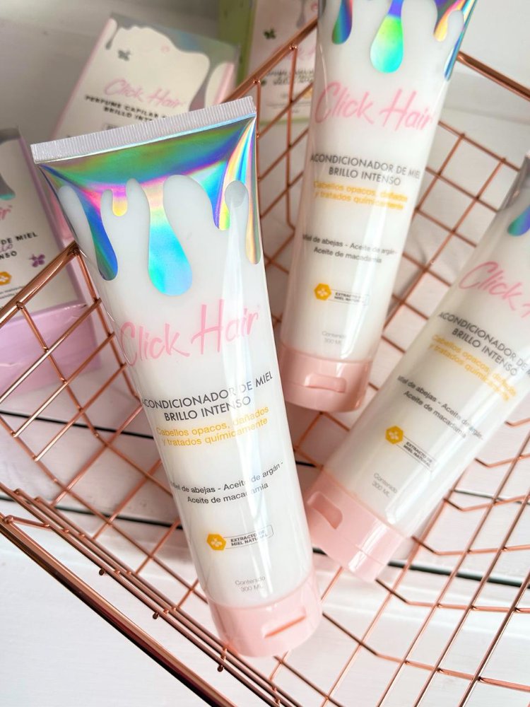 ACONDICIONADOR DE MIEL BRILLO INTENSO CLICK HAIR 300 ML