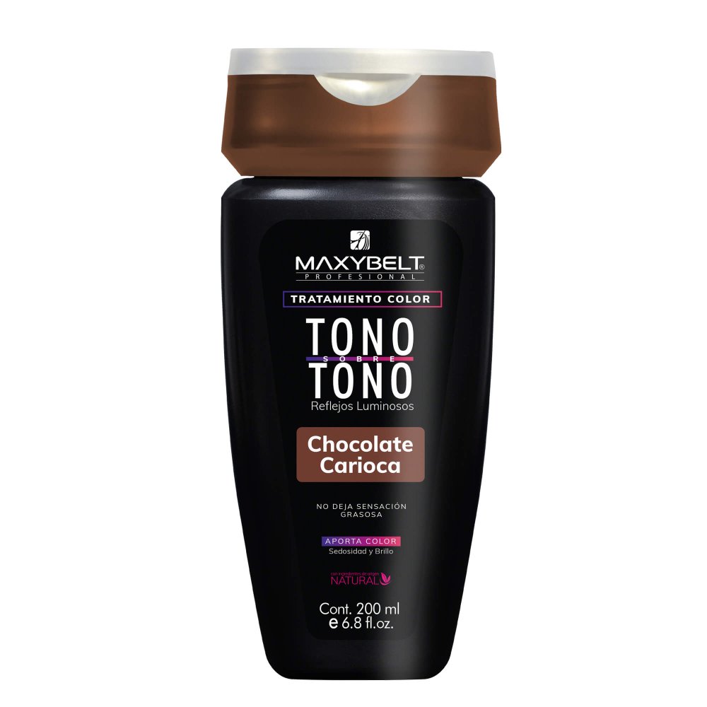 MAXYBELT TRATAMIENTO COLOR TONO SOBRE TONO  CHOCOLATE CARIOCA  200 ML