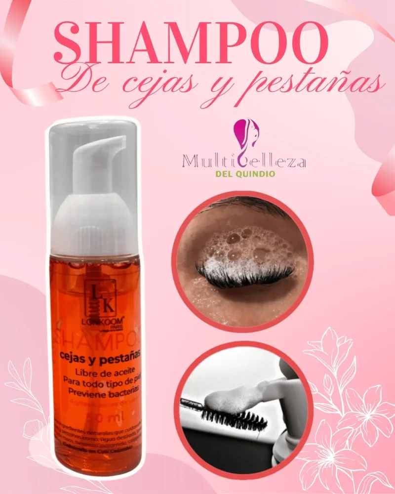 SHAMPOO CEJAS Y PESTAÑAS LONKOOM 50 ML