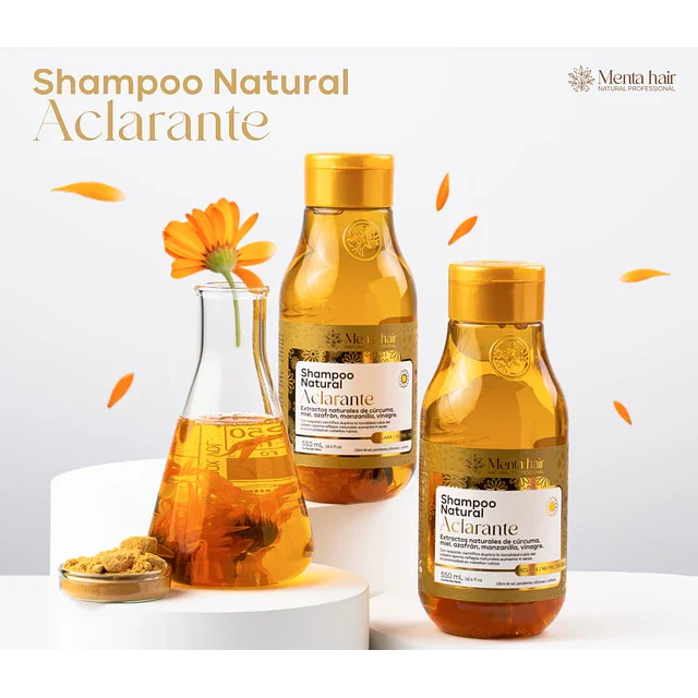 MENTA HAIR SHAMPOO ACLARANTE NATURAL X 550ML