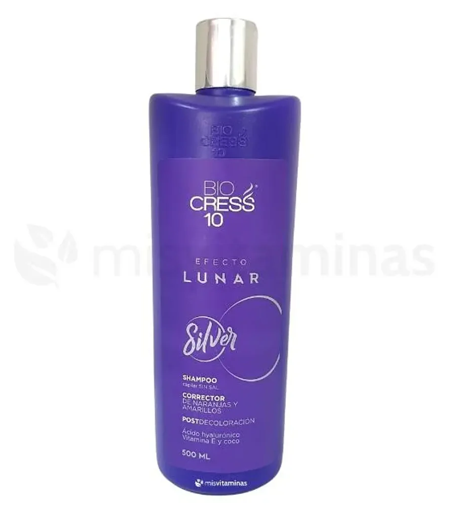 SHAMPOO EFECTO LUNAR SILVER BIO CRESS 10X500 ML