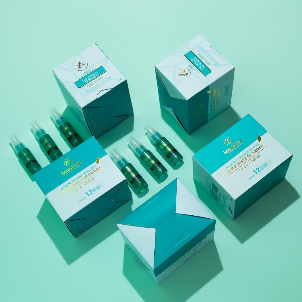 KERASOL·LISS AMPOLLA BIOREPARADORA ULTRA CON EXTRACTO DE ROMERO 20 ML