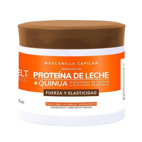 MASCARILLA CAPILAR PROTEÍNA DE LECHE + QUINUA MAXYBELT X 400 G