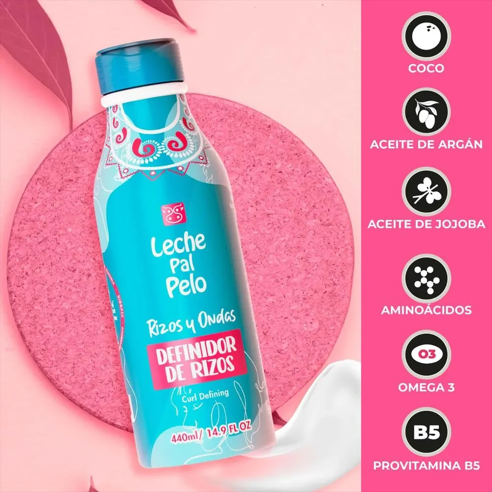 LECHE PAL PELO DEFINIDOR RIZOS Y ONDAS X 440 ML