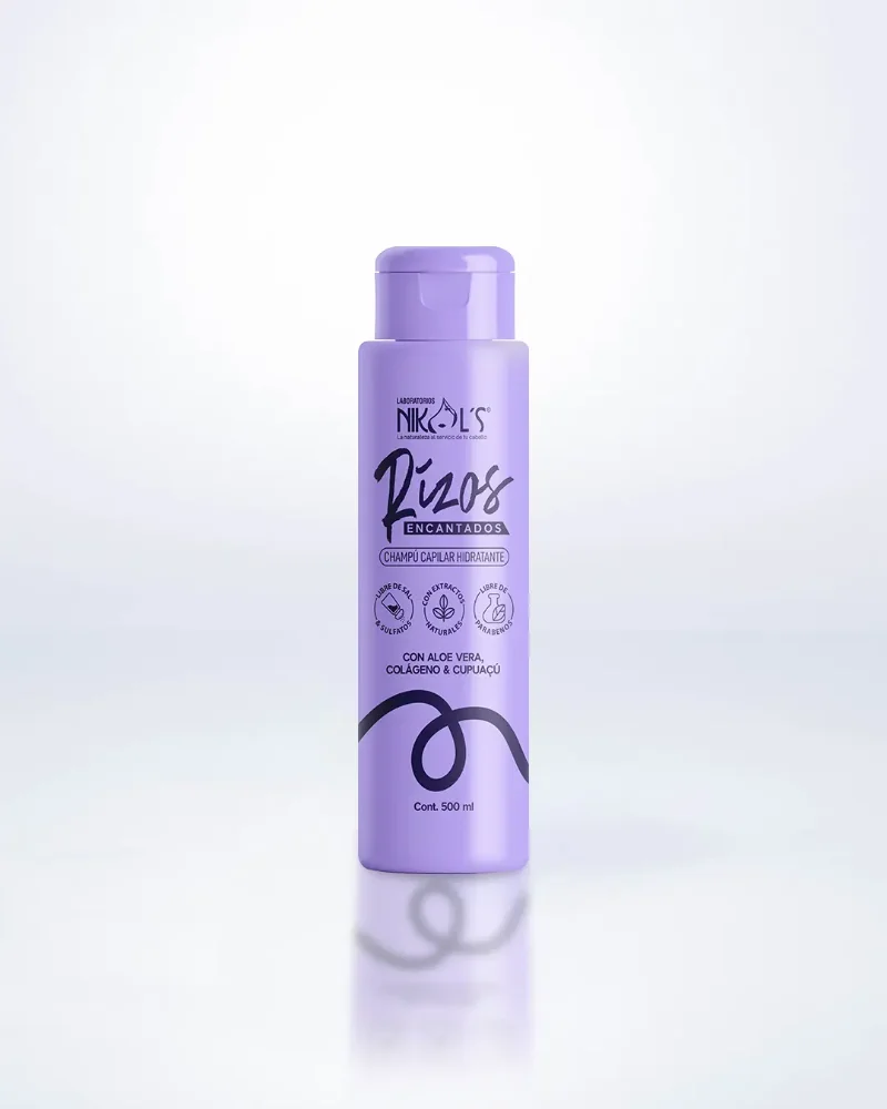 CHAMPÚ CAPILAR HIDRATANTE NIKOL'S RIZOS ENCANTADOS (500 ML)