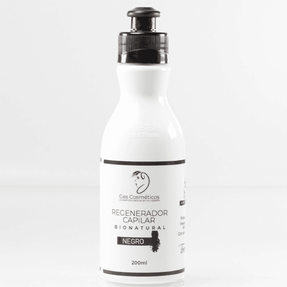 REGENERADOR CAPILAR BIONATURAL NEGRO GES COSMÉTICOS (200 ML)