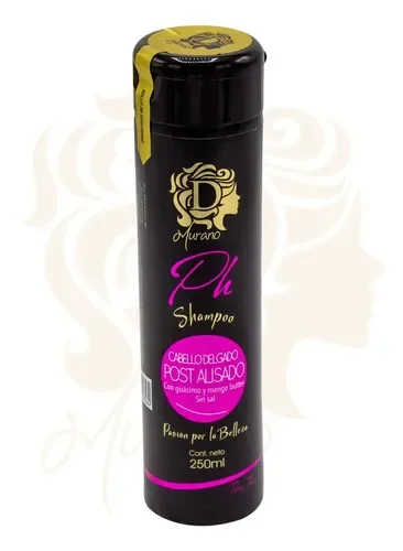 SHAMPOO PH CABELLO DELGADO POST ALISADO D'MURANO 250ML
