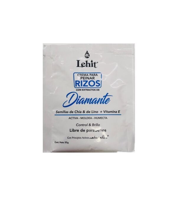 LEHIT CREMA PARA PEINAR RIZOS CON EXTRACTOS DE DIAMANTE 30 G