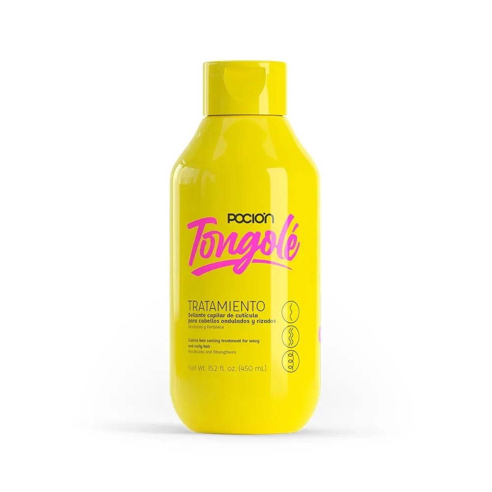 TRATAMINTO SELLANTE CAPILAR DE CUTICULA PARA CABELLOS ONDULADOS Y RIZADOS 450ML POCION