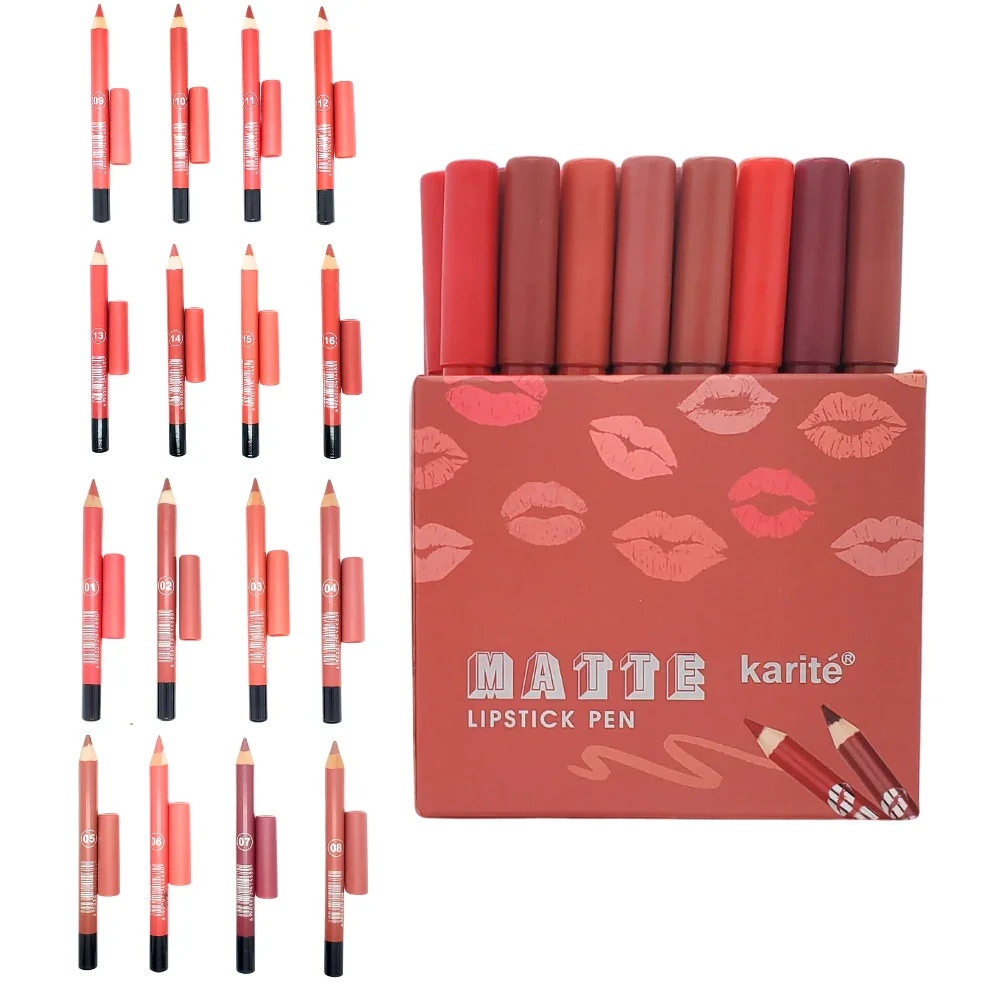 SET DE LÁPICES LABIALES MATTE LIPSTICK PEN KARITÉ