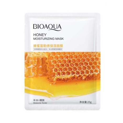 MASCARILLA EN VELO REFRESCANTE BIOAQUA HONEY MOISTURIZING MASK (25G)
