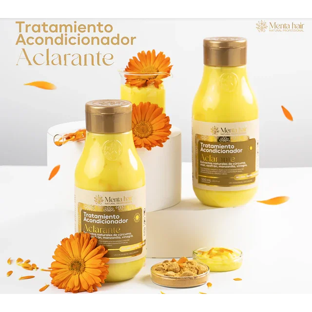 MENTA HAIR TRATAMIENTO ACONDICIONADOR ACLARANTE X 550ML